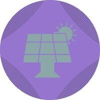 icono de vector de panel solar