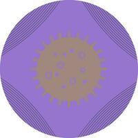 Bacteria in Slide Vector Icon