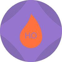 H2O Vector Icon