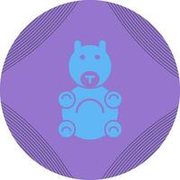 icono de vector de juguete de peluche