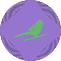 icono de vector de pájaro pequeño