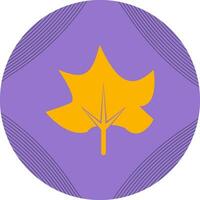 Autumn Leaf Vector Icon