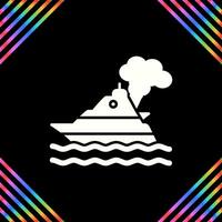 Ship Pollution Vector Icon