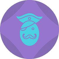 Pirate in Hat Vector Icon