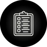 Clipboard Checklist Vector Icon