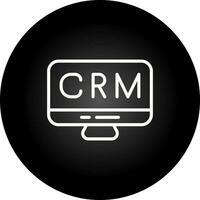 CRM Analytics Vector Icon