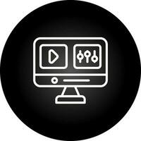 Video Editing Vector Icon