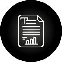 Text Analytics Vector Icon