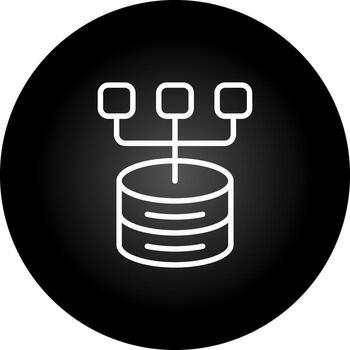 datos modelado vector icono