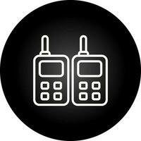 Two way Radio Vector Icon