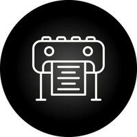 Plotter Vector Icon