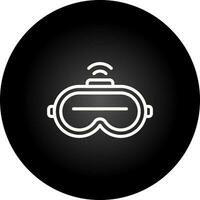 Augmented Reality Headset Vector Icon