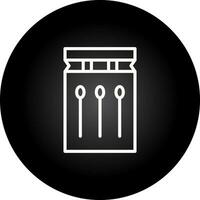 Waterproof matches Vector Icon