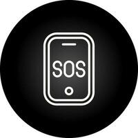 Emergency phone Vector Icon