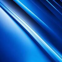 Abstract blue background with smooth shining lines, ai generated photo