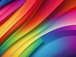 Color spectrums abstract line background, ai generated photo