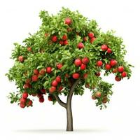 Apple tree isolated photo