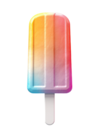 Colorful ice cream isolated png