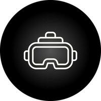 Virtual Reality Headset Vector Icon