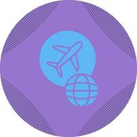 Global Flights Vector Icon