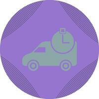 Time Based Delivery Vector Icon