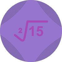 Square Root Vector Icon