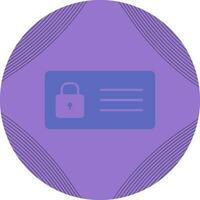 Protected Card Vector Icon