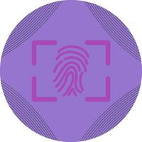 Fingerprint Vector Icon