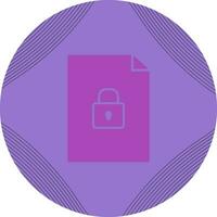 Secure Document Vector Icon