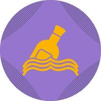 Bottle in Water Vector Icon