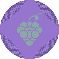 icono de vector de uvas