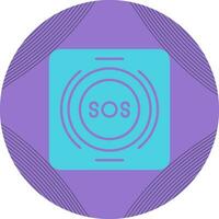 Emergency Button Vector Icon