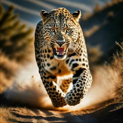 Leopard Running Stock Photos Images and Backgrounds for Free Download