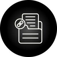 Document Link Vector Icon