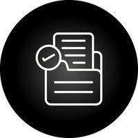 Document Approval Vector Icon