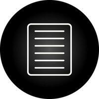 Document Align Justify Vector Icon