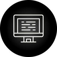 Desktop Computer Vector Icon