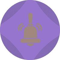 icono de vector de campana de anillo