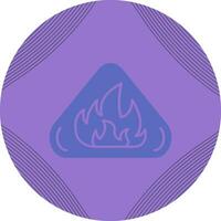 Fire Danger Vector Icon