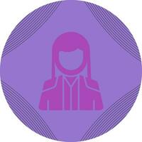 icono de vector femenino