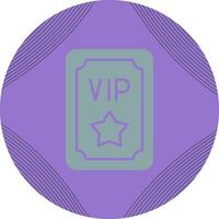 icono de vector de pase vip