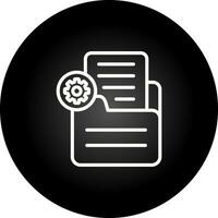 Document Settings Vector Icon