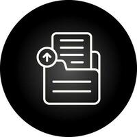 Document Upload Vector Icon