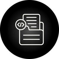 Document Insert Code Vector Icon