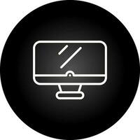 Desktop computer Vector Icon