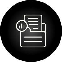 Document Analytics Vector Icon