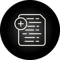 Document Insert Icon Vector Icon