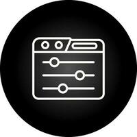 Control Panel Vector Icon