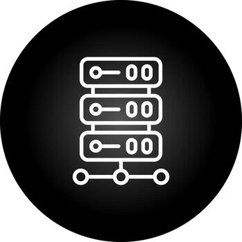 icono de vector de base de datos