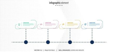 infografía vector folleto elementos para negocio ilustración en moderno estilo.